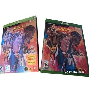 NBA 75th Anniversary2K22 Microsoft Xbox Series X Retro Players Kareem Bird Dirk